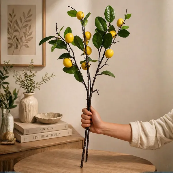 Artificial_Lemon_Plant_Stick_For_Home_Decor