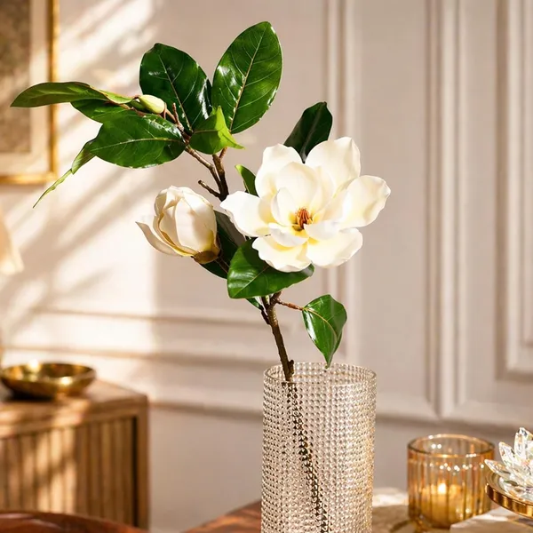 Artificial_Magnolia_Flower_Stems_With_Leaves_For_Home_Decor