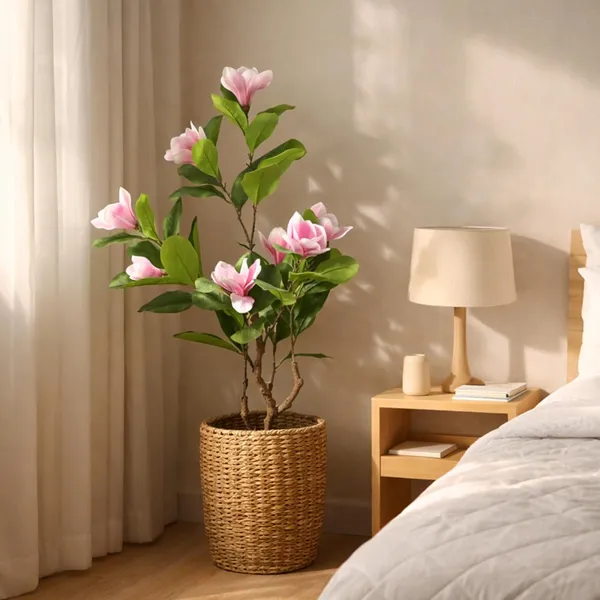 Artificial_Magnolia_Flower_Plant_With_Pot_For_Home_Decor