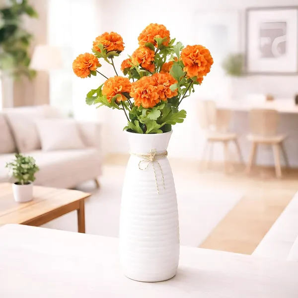Artificial_Marigold_Flower_Bunch_For_Home_Decor