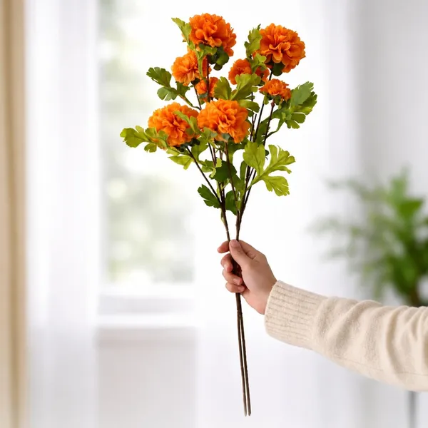 Artificial_Marigold_Flower_Bunch_For_Home_Decor