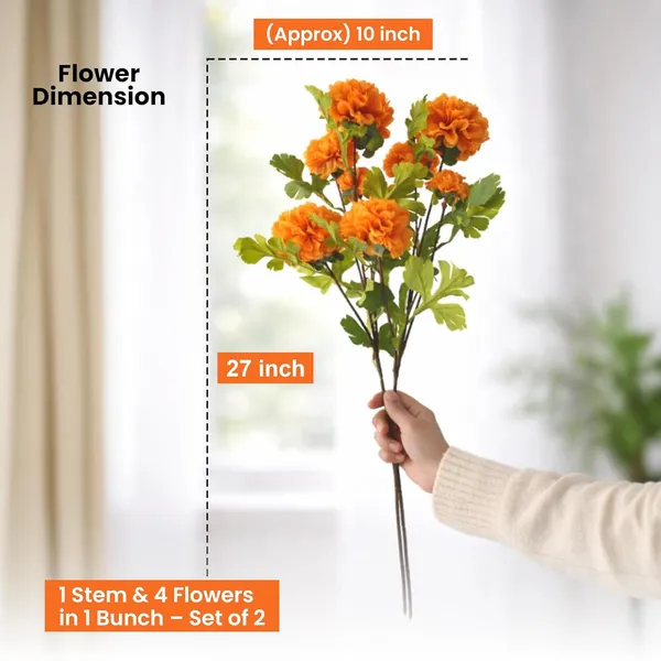 Artificial_Marigold_Flower_Bunch_For_Home_Decor