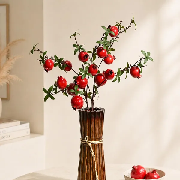 Artificial_Pomegranate_Plant_Stick_For_Home_Decor