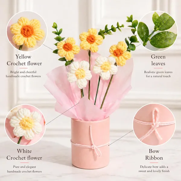 Crochet_Flower_Bouquet_With_Pot_For_Home_Decor