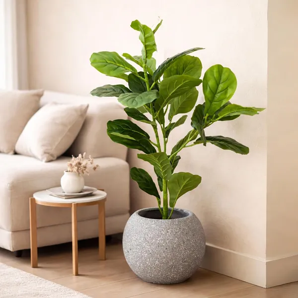Artificial_Fiddle_Leaf_Plant_With_Pot_For_Home_Decor