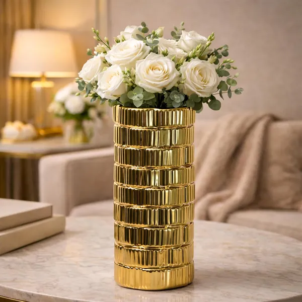 Ribbed_Ceramic_Premium_Vase_For_Home_Decor