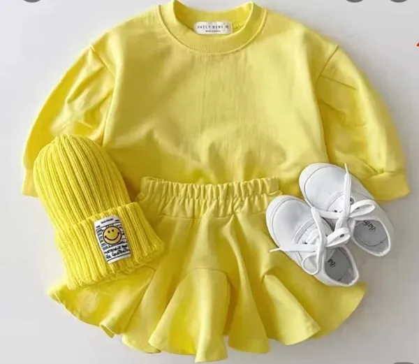 Yellow_Premium_And_Elegant_Cotton_Co-Ord_Set_For_Girls