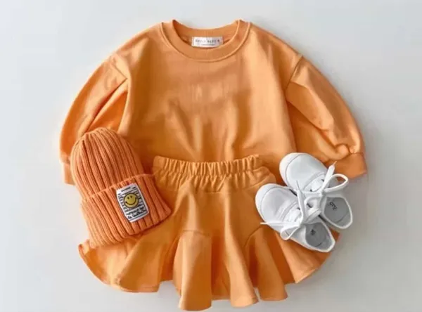 Orange_Premium_And_Elegant_Cotton_Co-Ord_Set_For_Girls