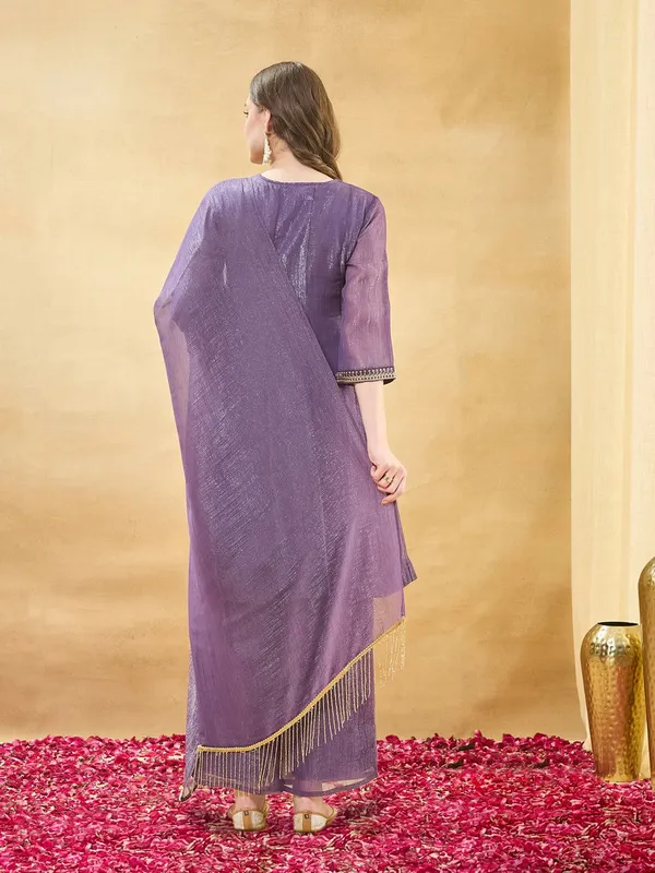 Purple_Textured_Embroidered_Kurta_Set_for_Women