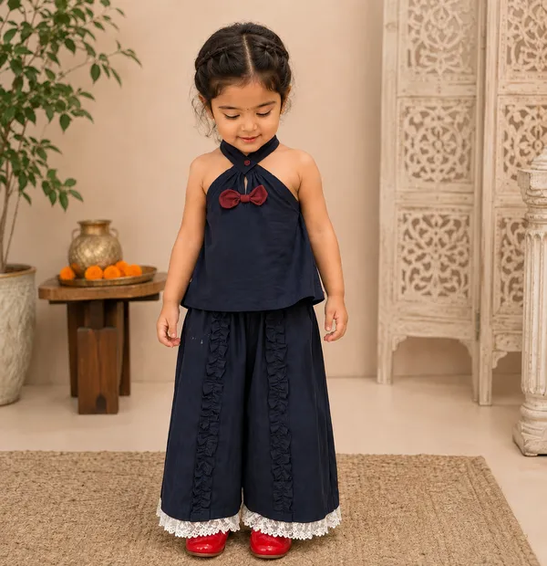 Navy_Blue_Premium_And_Elegant_Cotton_Co-Ord_Set_For_Girls