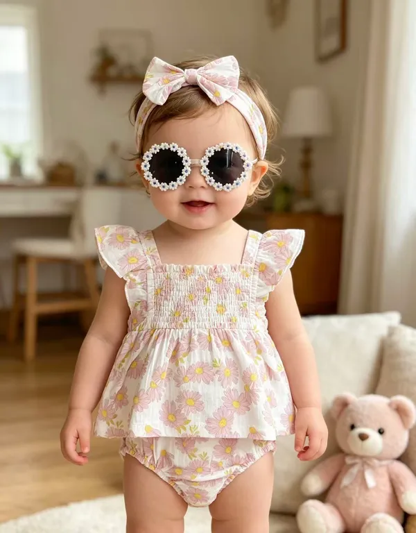 White_And_Blue_Premium_And_Elegant_Pure_Muslin_Co-Ord_Set_For_Girls