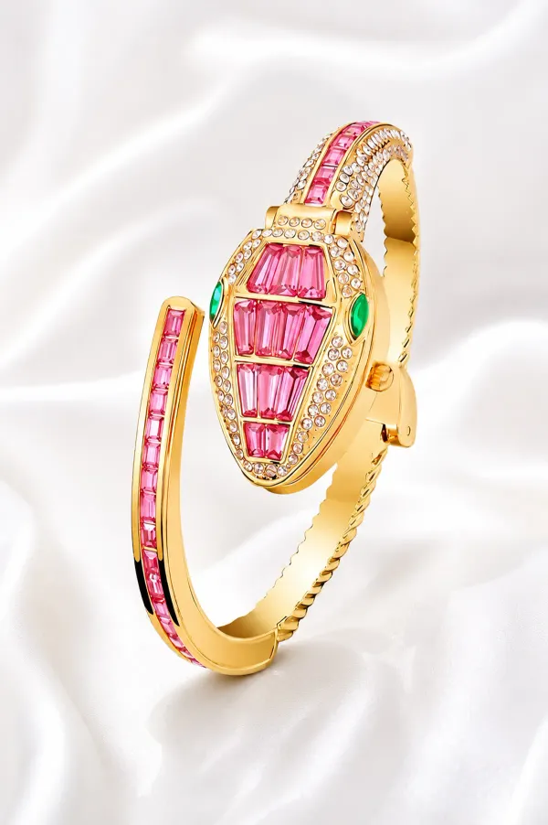 Gold_Plated_Bracelet_Serpent_Head_Design