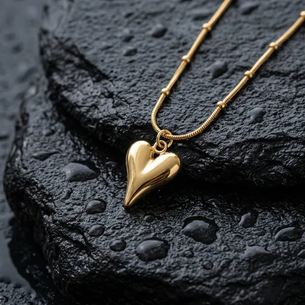 Gold_Puffy_Heart_Pendant_Necklace_For_Women_|_Minimalist_Gold-Tone_Heart_Necklace