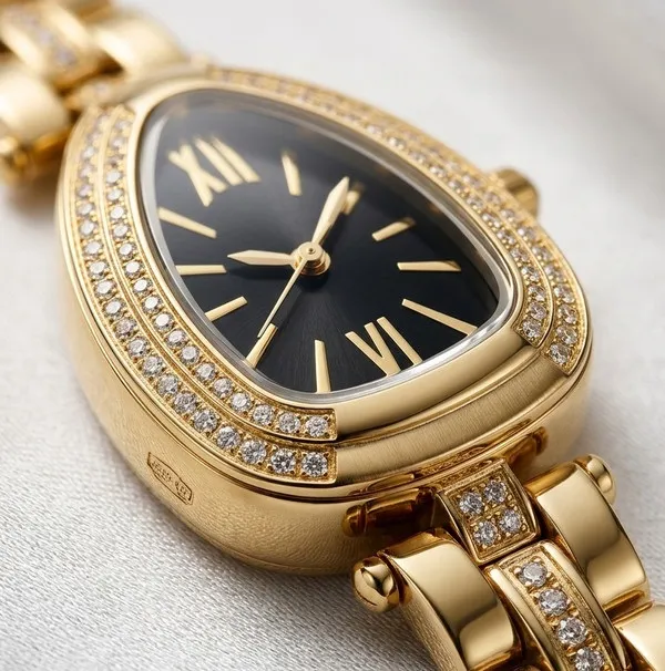 Nimi_House_Noir_Teardrop_Crystal_Gold_Bracelet_Watch_For_Women