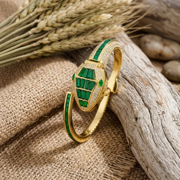 Nimi_House_Emerald_Green_Crystal_Bracelet_Watch