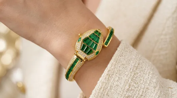 Nimi_House_Emerald_Green_Crystal_Bracelet_Watch