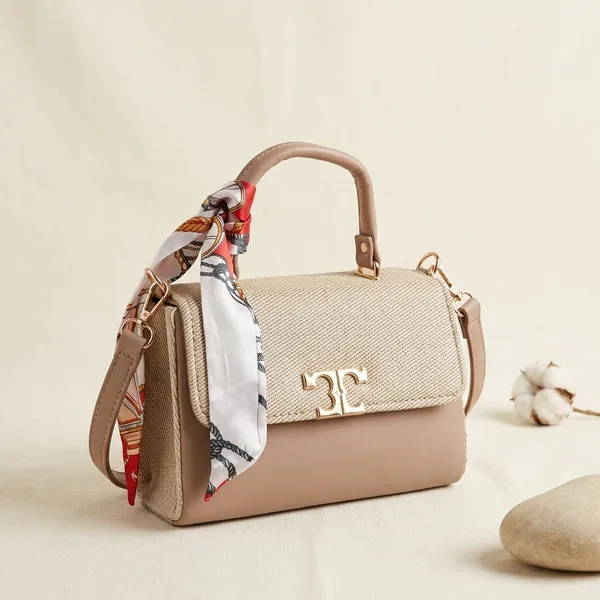 Textured_Faux_Leather_Satchel_with_Scarf_Accent