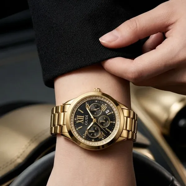 Nimi_House_Midnight_Royale_Crystal_Gold_Bracelet_Watch_For_Women