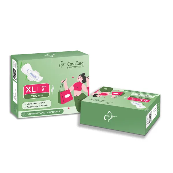 CureEase_Anion_Chip_XL_Ultra-Thin_Sanitary_Pads_–_Pack_of_6_Boxes_(Contains_36_Sanitary_Pads)