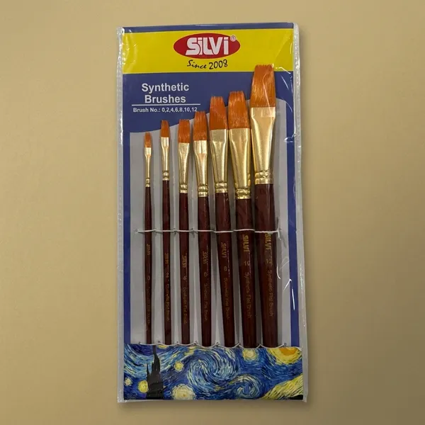 Silvi_Synthetic_Bristle_Wooden_Paint_Brush_Set_For_Artists