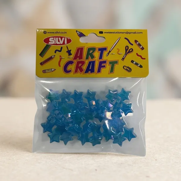 Sky_Blue_Translucent_Star_Shaped_Craft_Embellishments_Pack_of_8