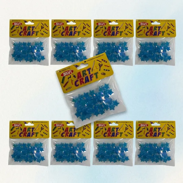 Sky_Blue_Translucent_Star_Shaped_Craft_Embellishments_Pack_of_8