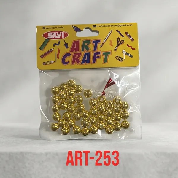 Gold_Tone_Round_Craft_Beads_For_Jewellery_Making_Pack_of_8