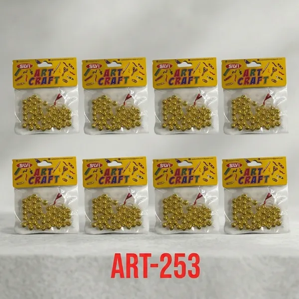 Gold_Tone_Round_Craft_Beads_For_Jewellery_Making_Pack_of_8