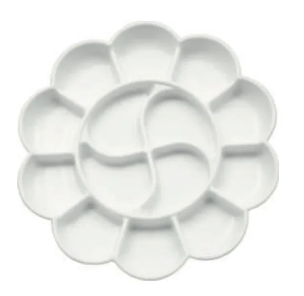 Silvi_White_Plastic_Floral_Sectioned_Serving_Platter_Pack_of_6