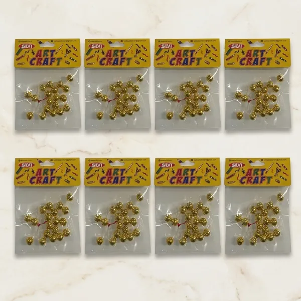 Gold_Tone_Round_Plastic_Beads_For_Jewellery_Making_Pack_of_8