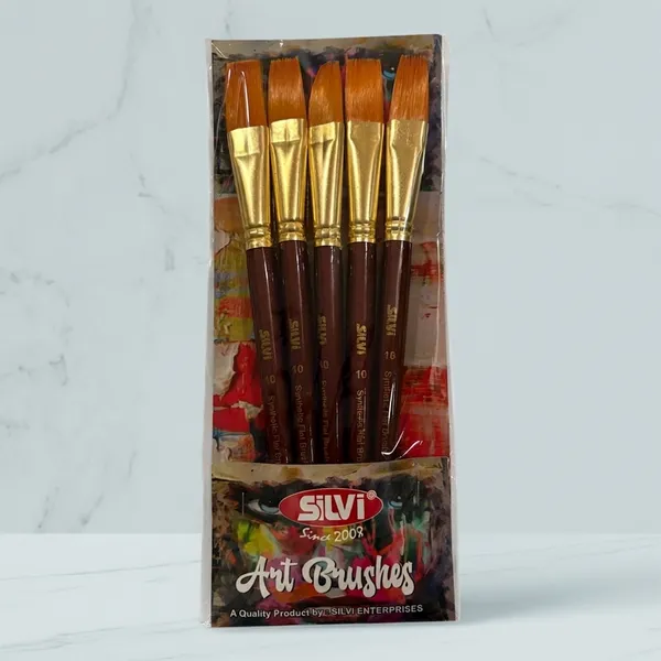 Silvi_Wooden_Flat_Art_Brush_Set_For_Artists
