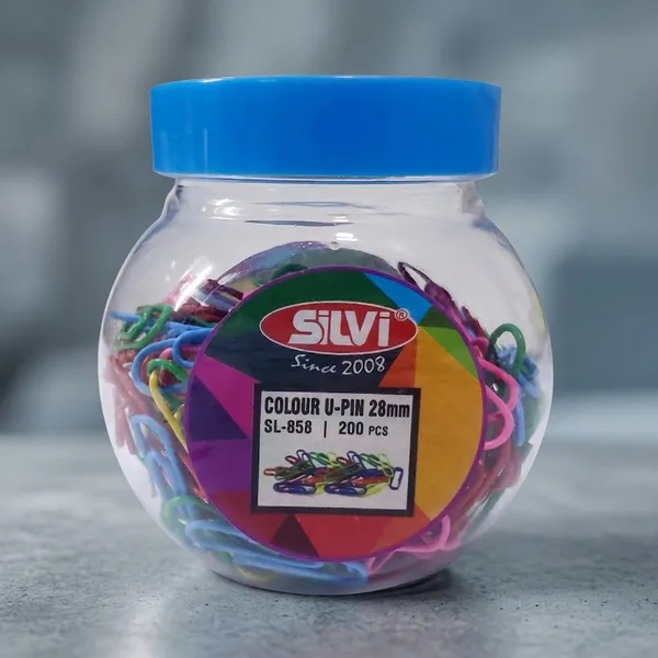 Multicolour_Pvc_Coated_U_Pins_28Mm_200_Pieces_Jar_Pack_of_3