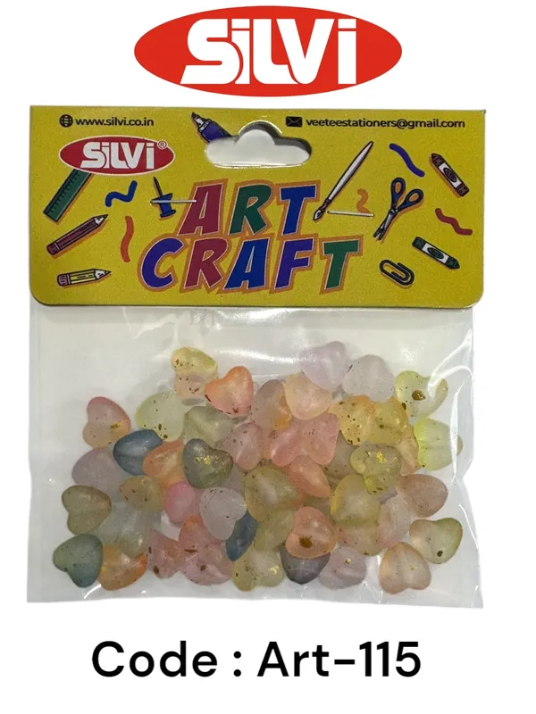 Multicolor_Pastel_Heart_Shaped_Craft_Embellishments_Pack_of_8