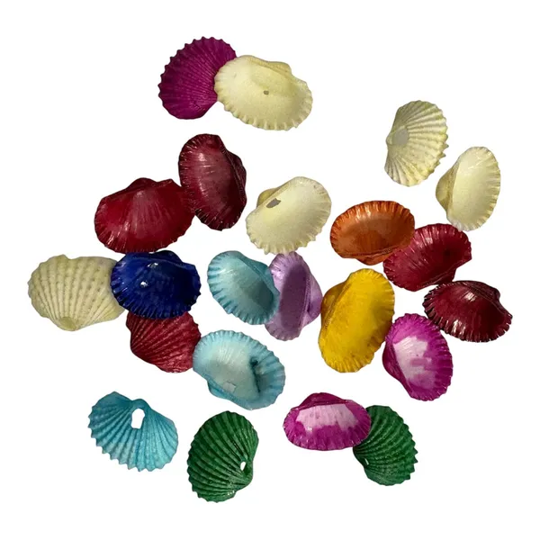 Plastic_Coastal_Assorted_Colour_Ridged_Decorative_Seashells_Pack_of_8