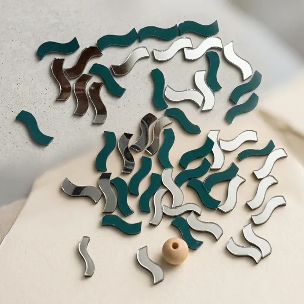 Teal_Grey_Brown_Curly_Confetti_Craft_Embellishments_Pack_of_8