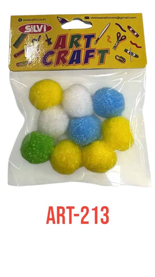 Multicolor_Soft_Woolen_Craft_Pom_Poms_Pack_of_8