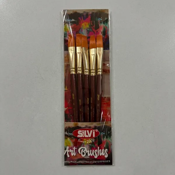 Silvi_Wooden_Six-Piece_Art_Brush_Set_For_Artists_Pack_of_2