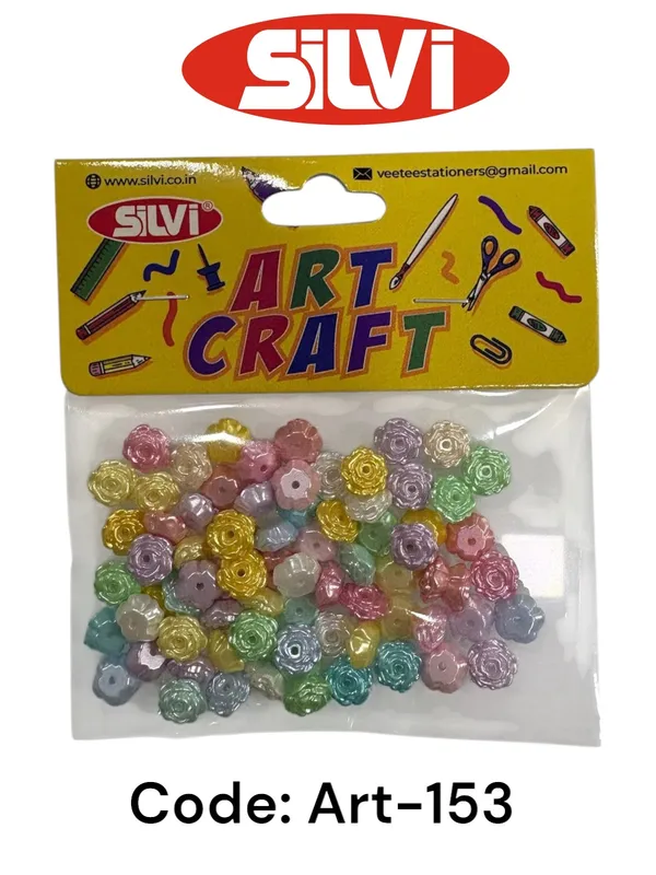 Silvi_Multicolour_Flower_Shaped_Spiral_Craft_Beads_Pack_Pack_of_8