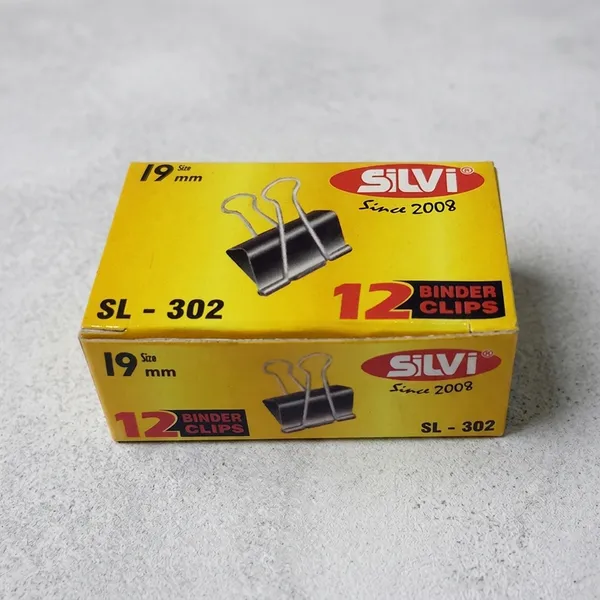 Silvi_19Mm_Metal_Binder_Clips_Pack_Of_12_Pack_of_7