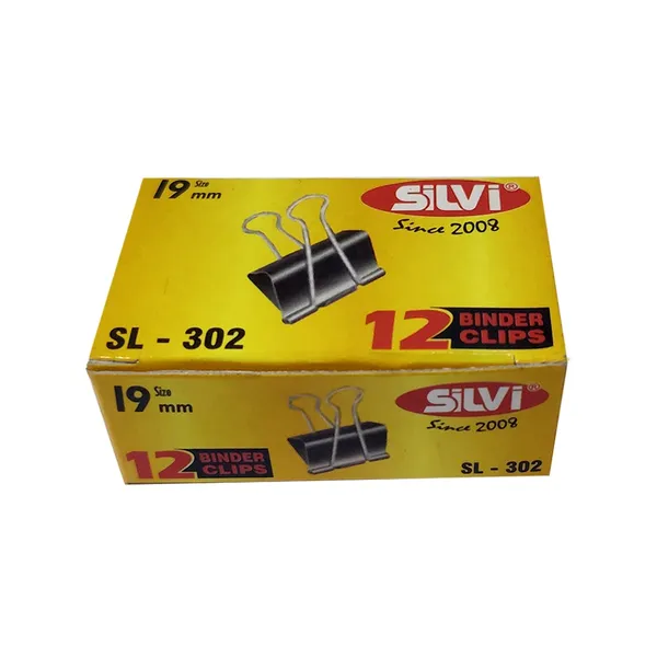Silvi_19Mm_Metal_Binder_Clips_Pack_Of_12_Pack_of_7