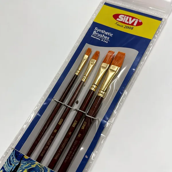 Silvi_Synthetic_Bristle_Paint_Brush_Set_For_Artists_Pack_of_3