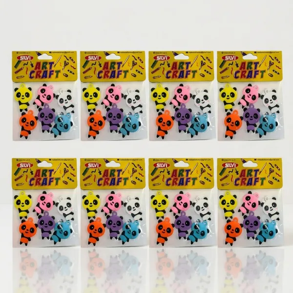 Multicolour_Panda_Craft_Embellishment_Set_Pack_of_8