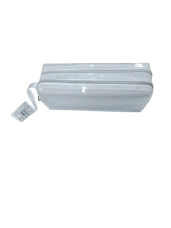 Silvi_White_Transparent_Pvc_Double_Zip_Pouch_Pack_of_3
