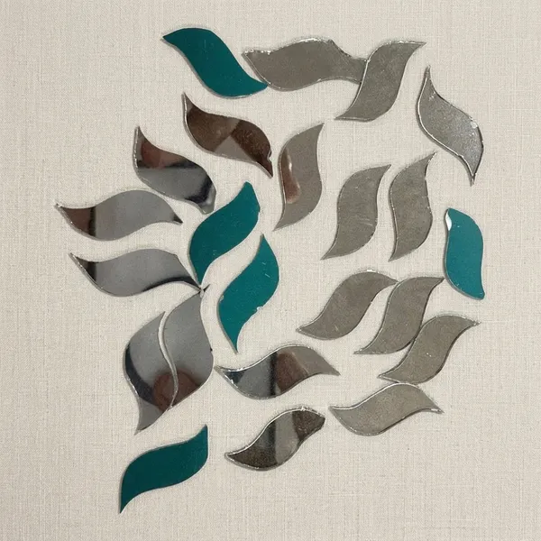 Teal_Silver_Mirror_Metallic_Leaf_Decorative_Wall_Stickers_Pack_of_8