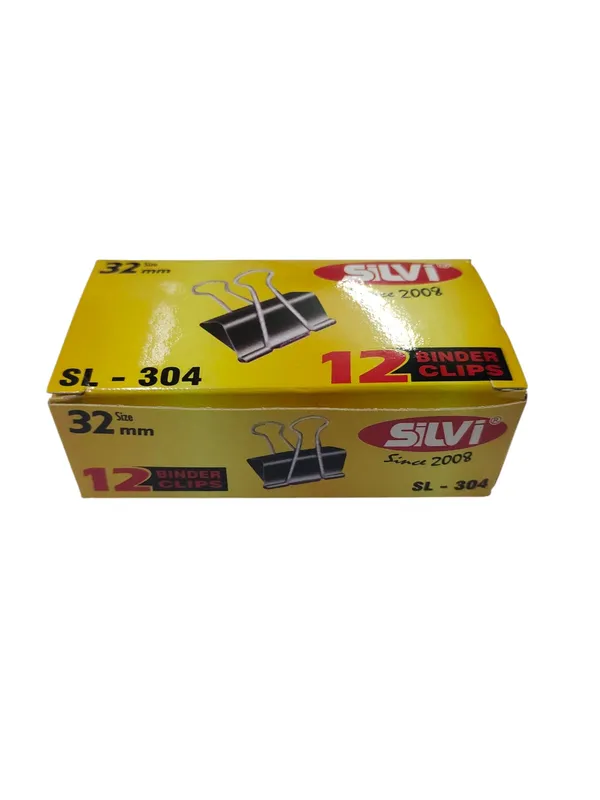 Silvi_32Mm_Metal_Binder_Clips_Pack_Of_12_Pack_of_2