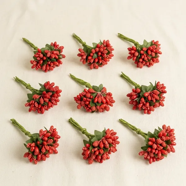Artificial_Red_Berry_Decorative_Bunch_Pack_of_8