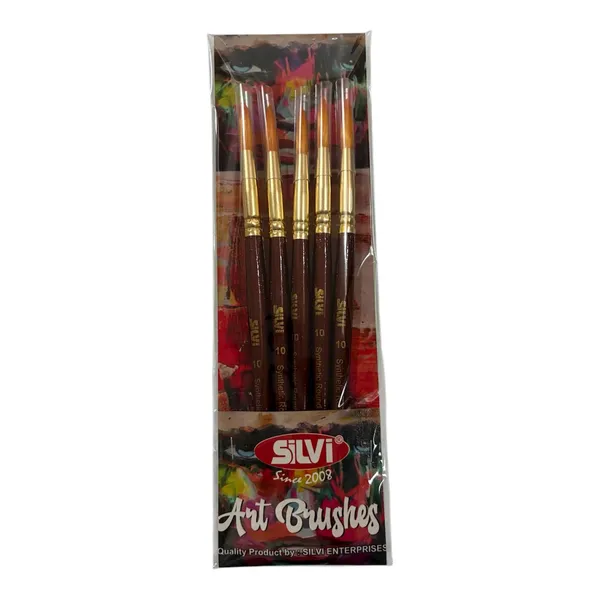 Silvi_Wooden_Assorted_Art_Brush_Set_For_Artists_Pack_of_2