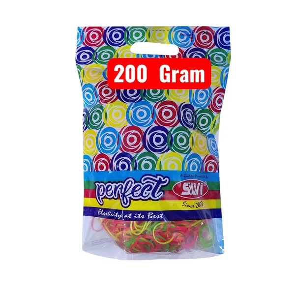 Silvi_Assorted_Elastic_Rubber_Bands_200G_Pack_Pack_of_2