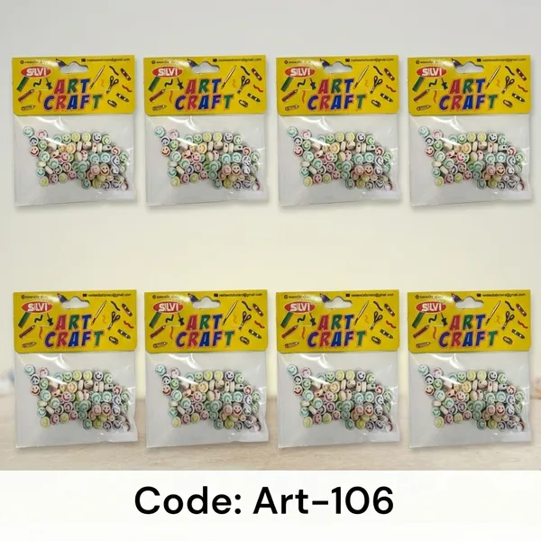 Multicolour_Smiley_Face_Craft_Beads_Pack_of_8