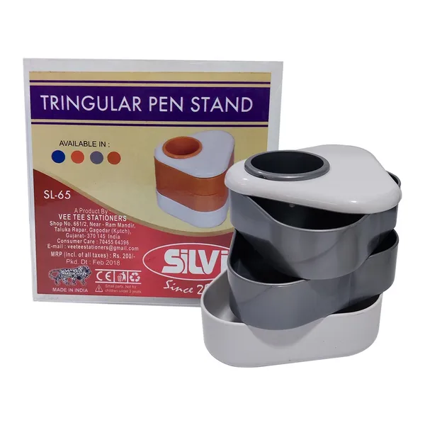 Multicolour_Plastic_Triangular_Pen_Stand_Pack_of_3